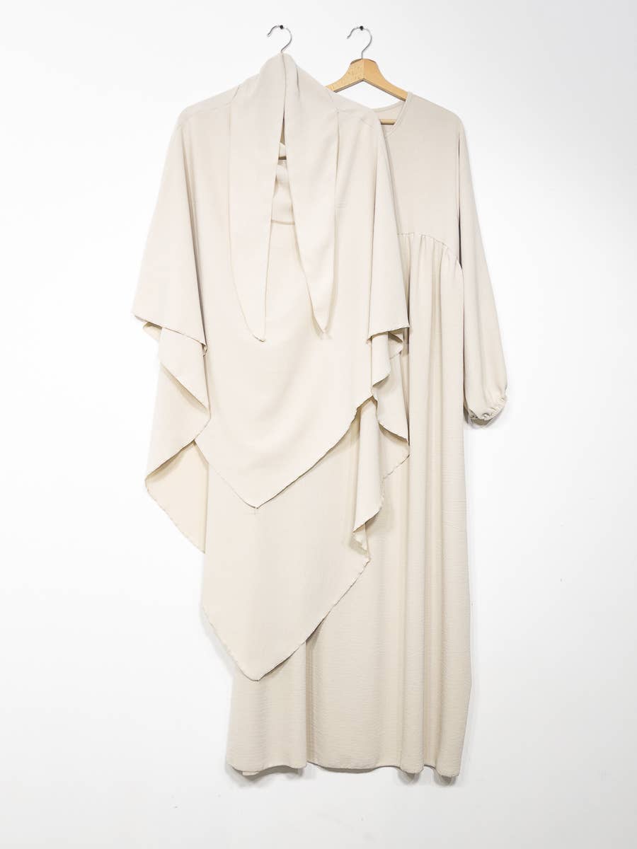 Set 2-tlg. Khimar Abaya Jazz