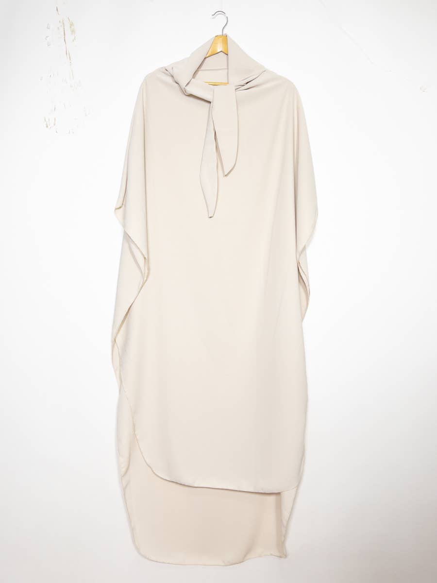 Khimar lungo senza maniche