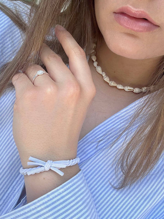 Bellody - Elastici per capelli bianchi - Bellody® (4 pezzi - White Canyon)