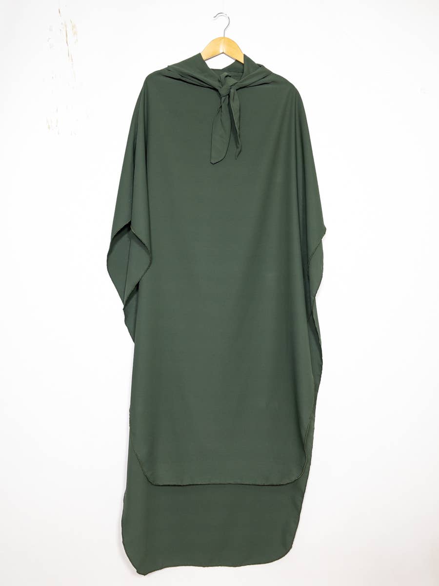Khimar lungo senza maniche
