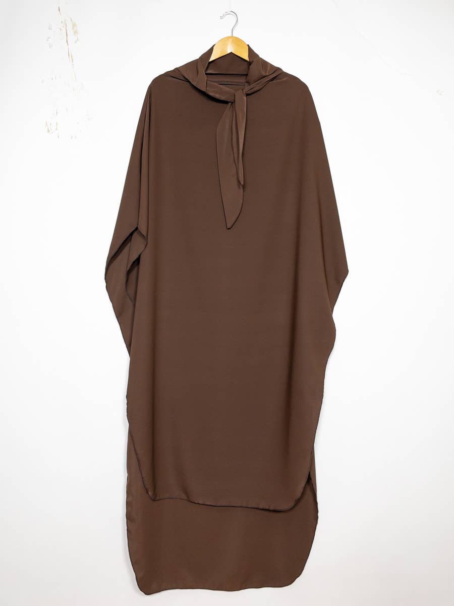 Khimar lungo senza maniche