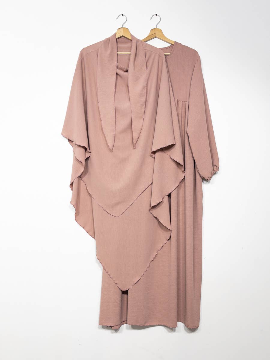 Set 2-tlg. Khimar Abaya Jazz
