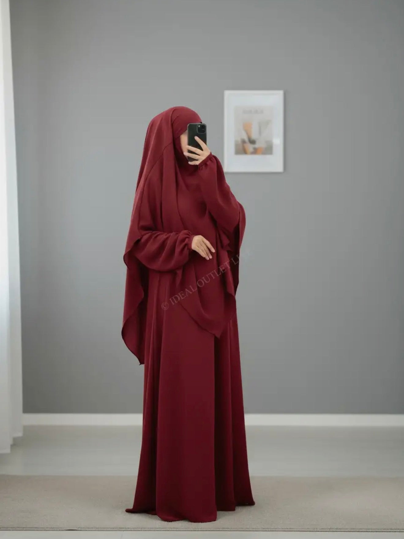 2 részes Khimar Abaya Jazz szett