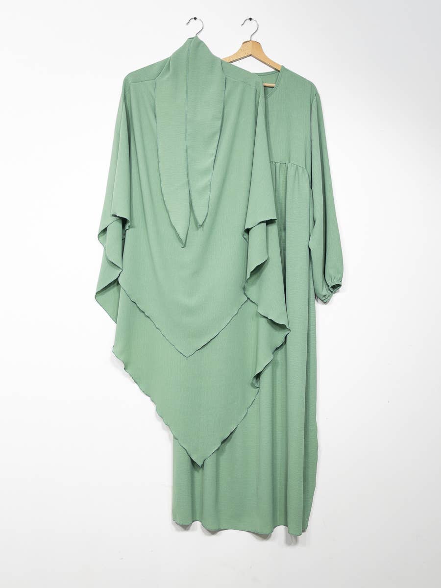 Set 2-tlg. Khimar Abaya Jazz
