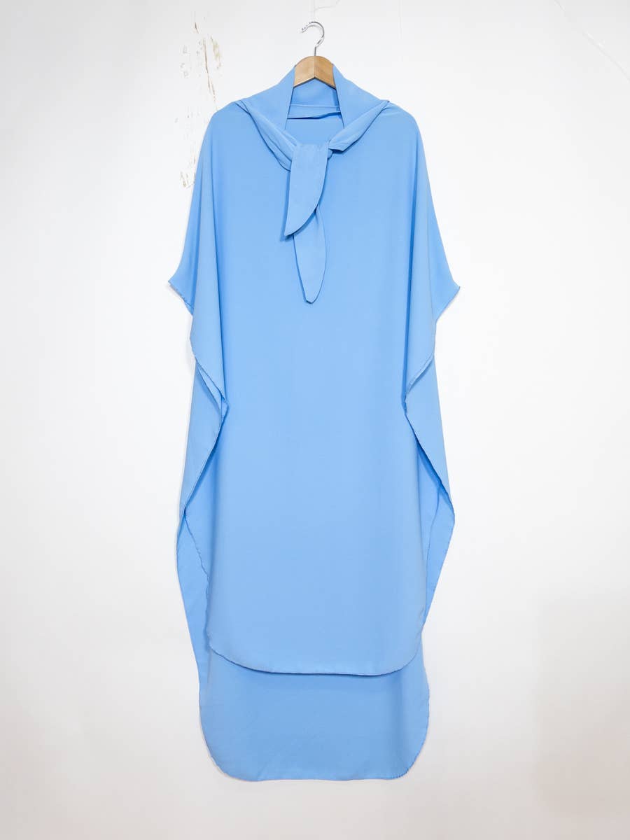 Khimar lungo senza maniche