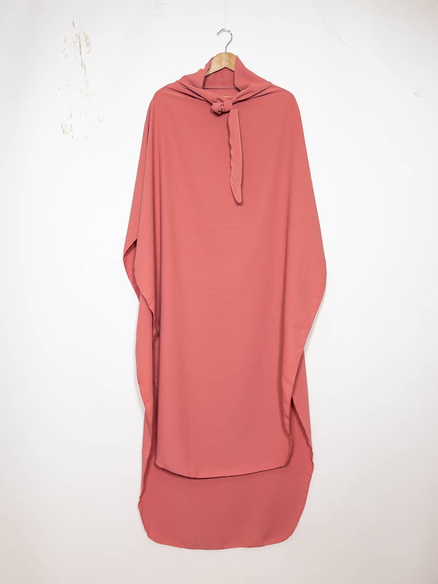 Khimar lungo senza maniche