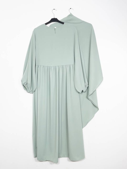 2-piece set abaya made of Medina silk