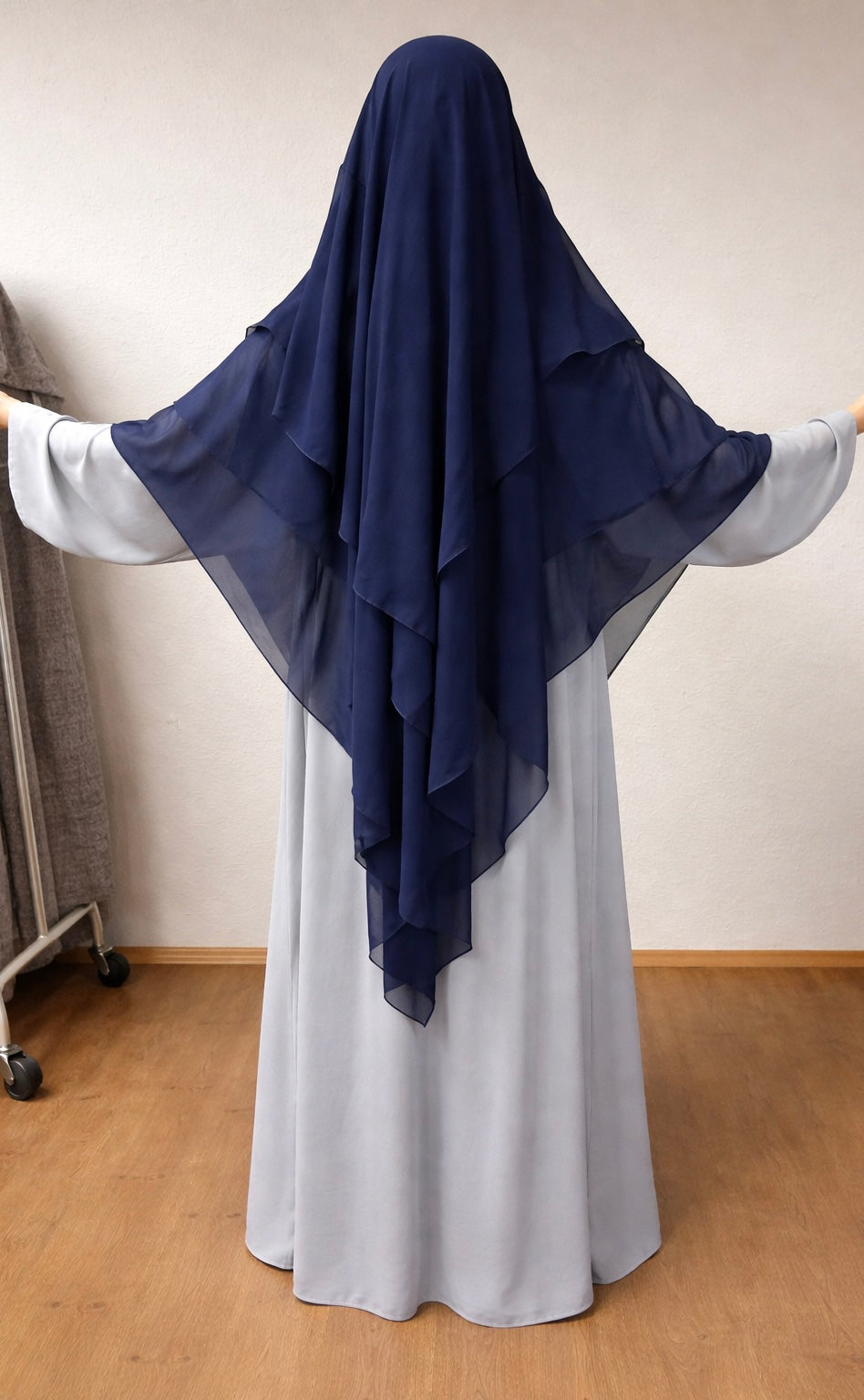 Premium Jazz Abaya – locker fallend & blickdicht