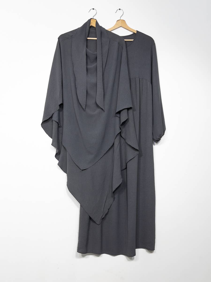 Set 2-tlg. Khimar Abaya Jazz