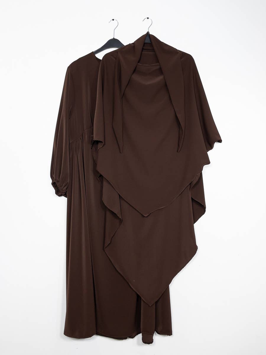 Set Abaya in 2 pezzi in seta di Medina