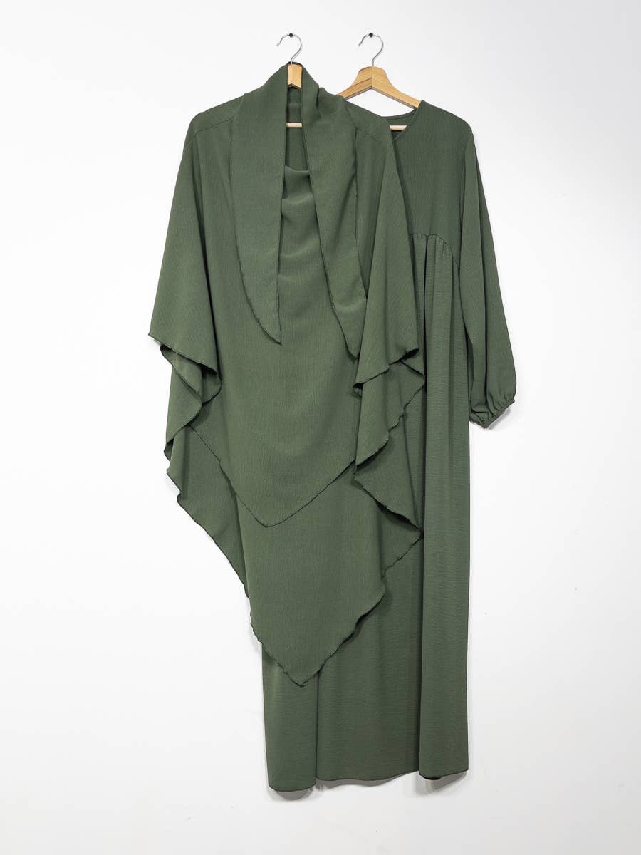 Set 2-tlg. Khimar Abaya Jazz