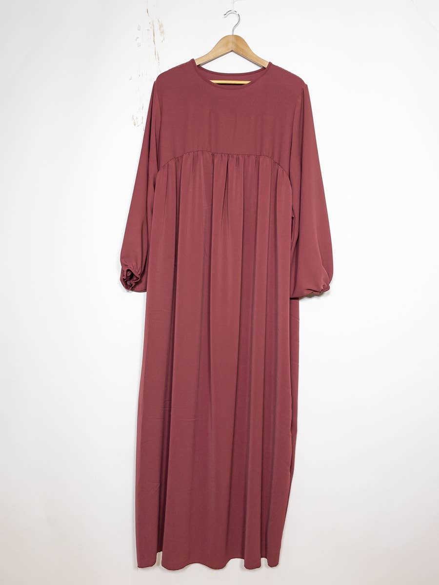 Abaya med ballonærme