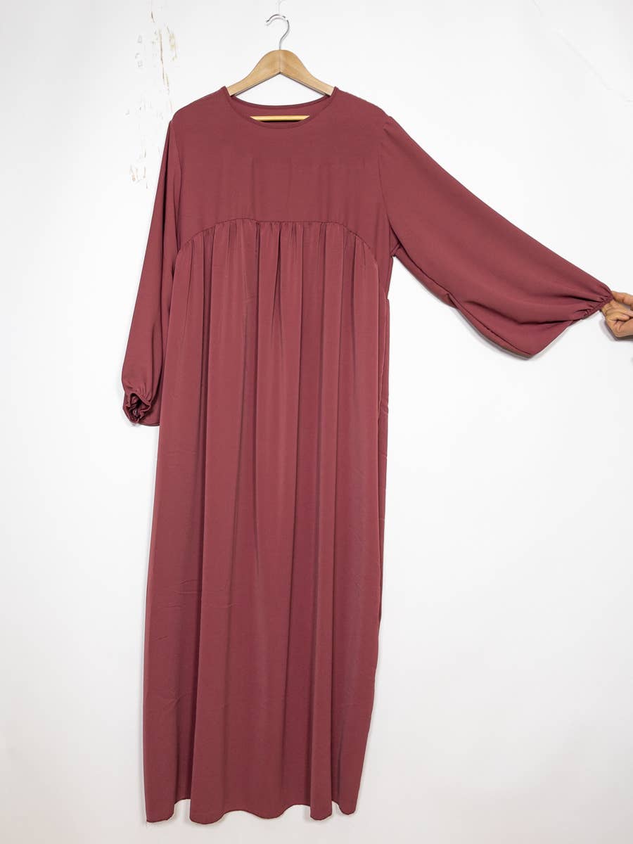 Abaya med ballonærme