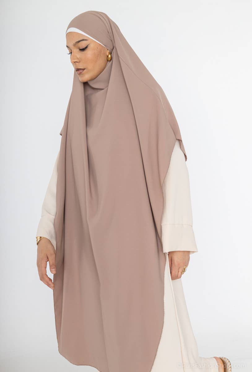 Khimar lungo senza maniche