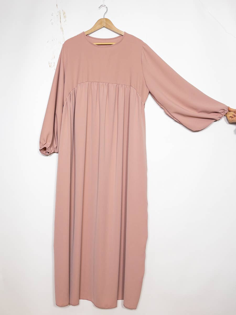 Abaya med ballonærme