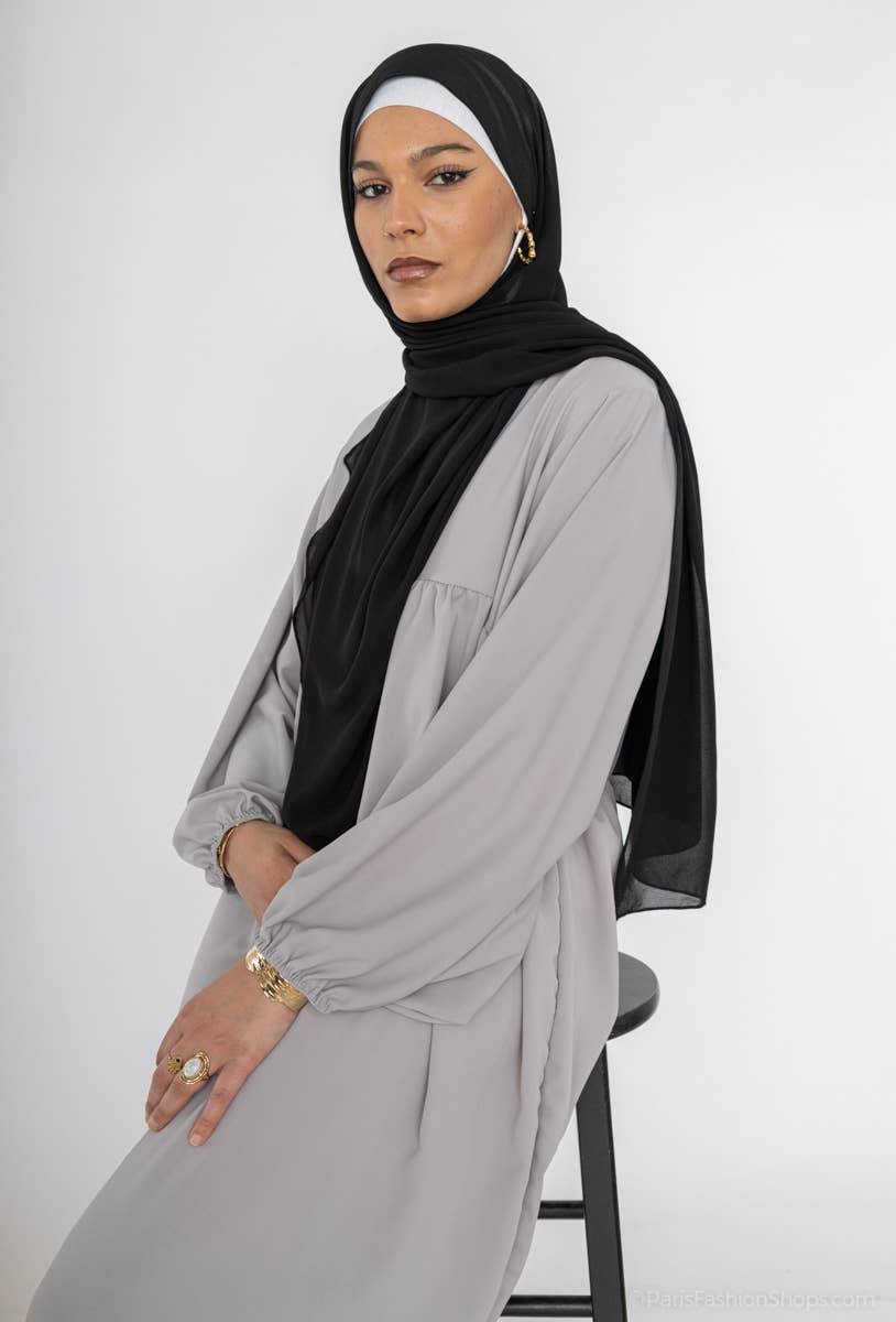 Abaya med ballonærme
