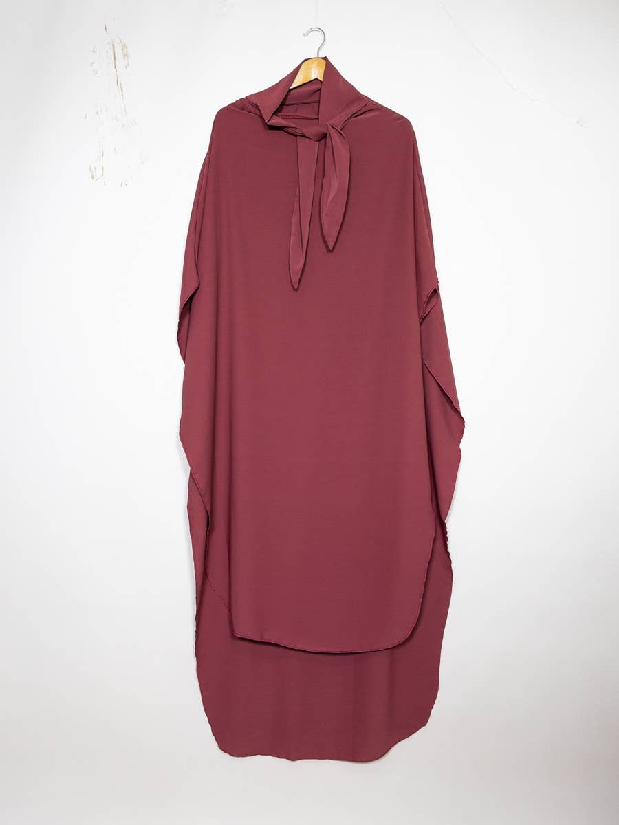 Khimar lungo senza maniche