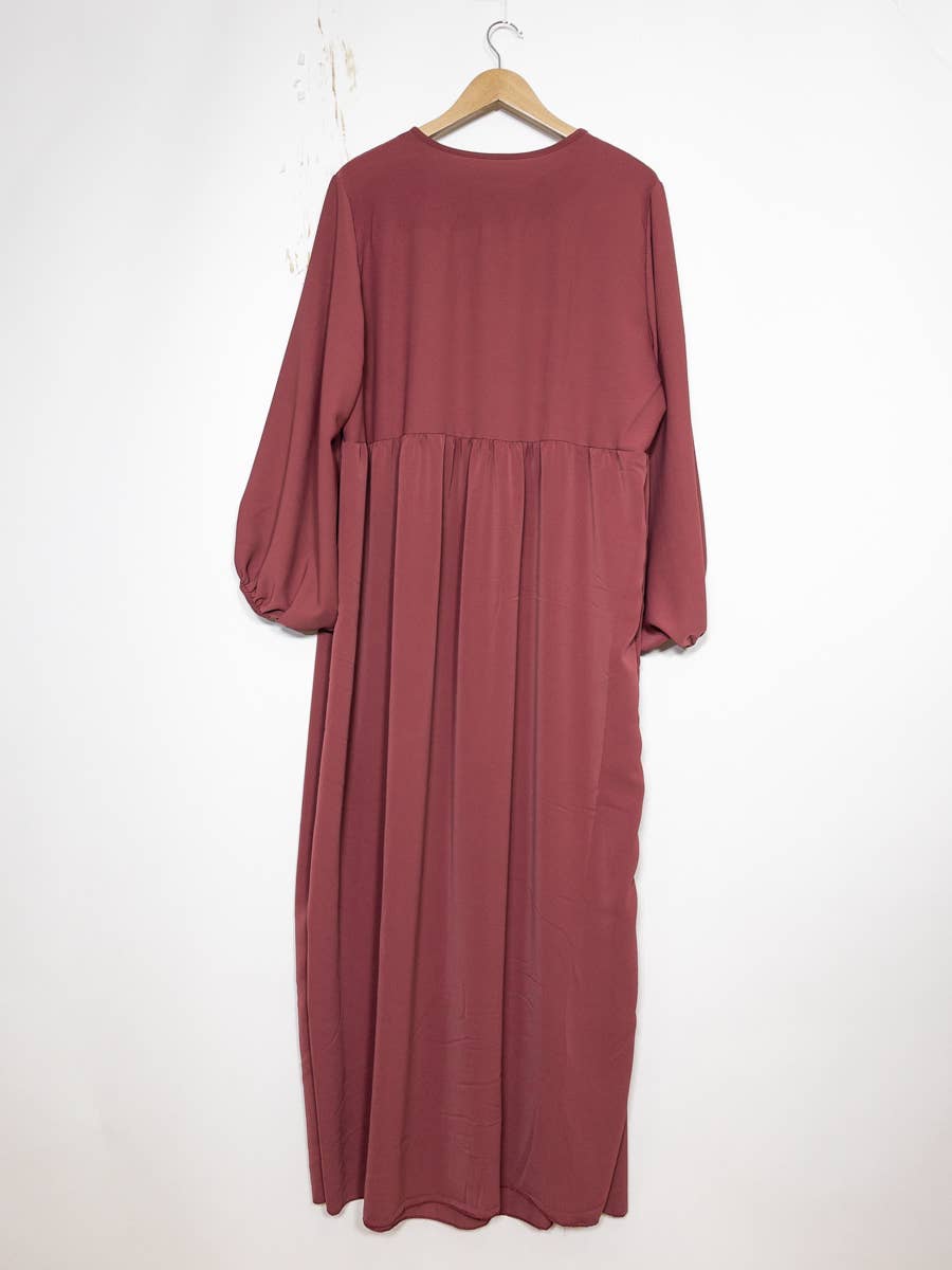 Abaya med ballonærme