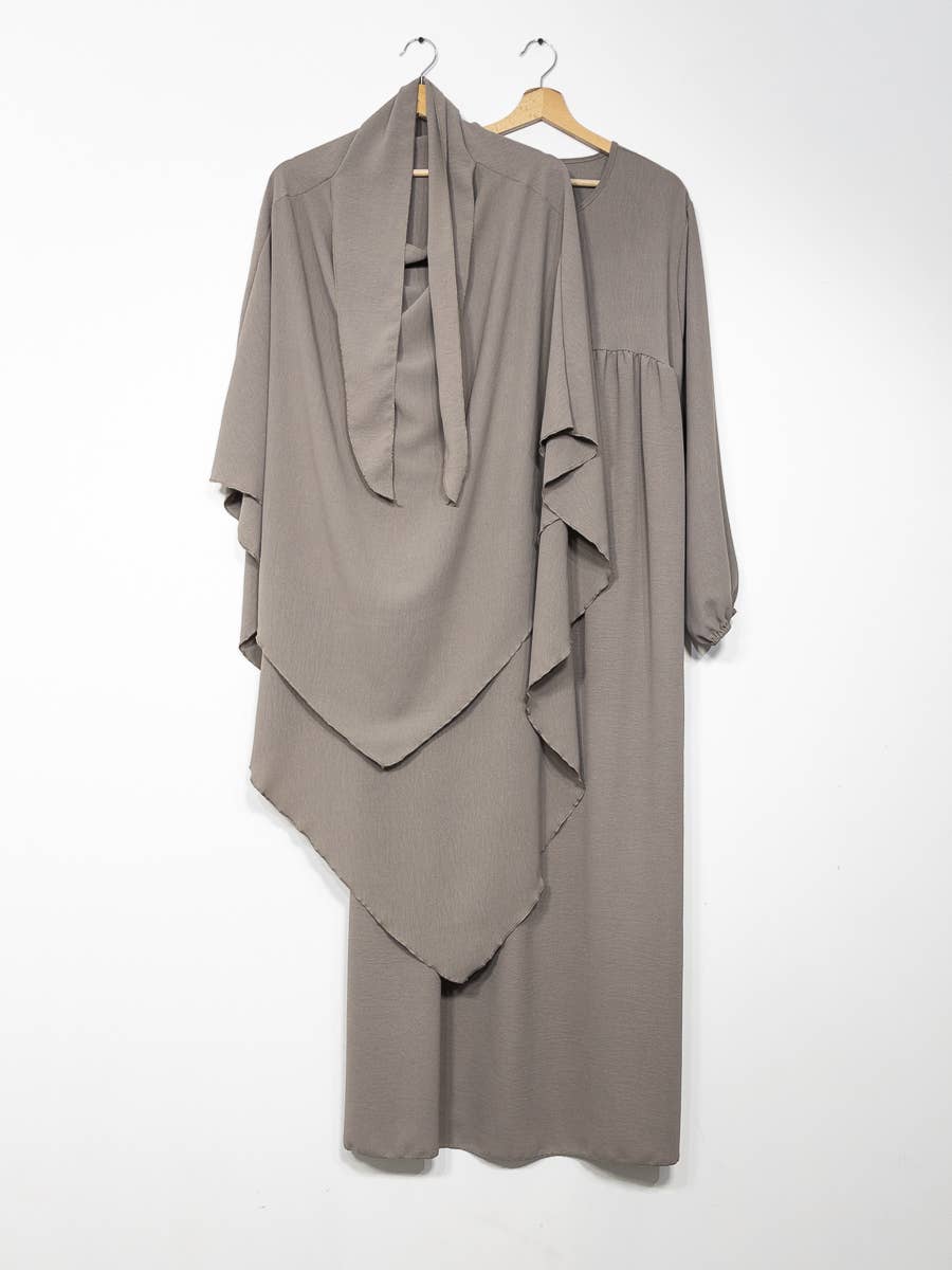 Set 2-tlg. Khimar Abaya Jazz