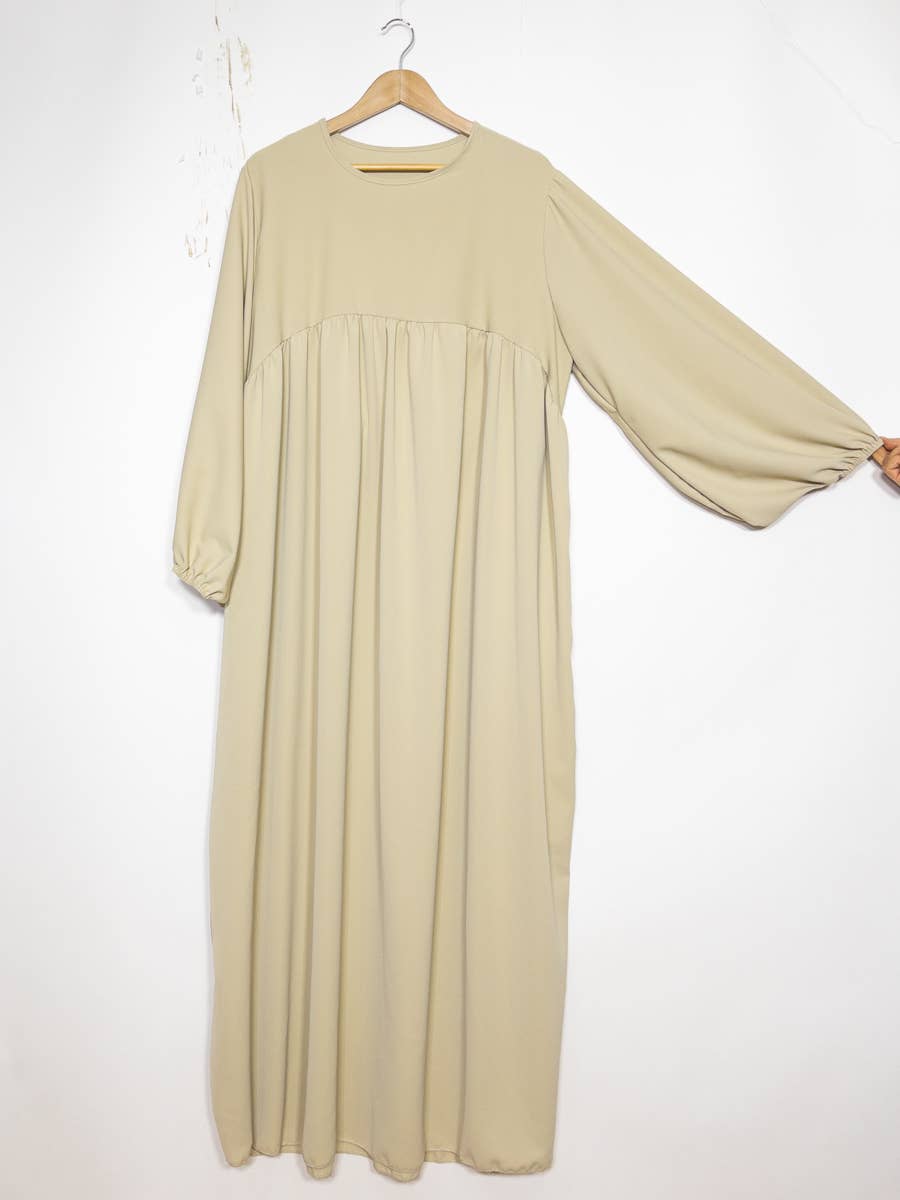 Abaya med ballonærme