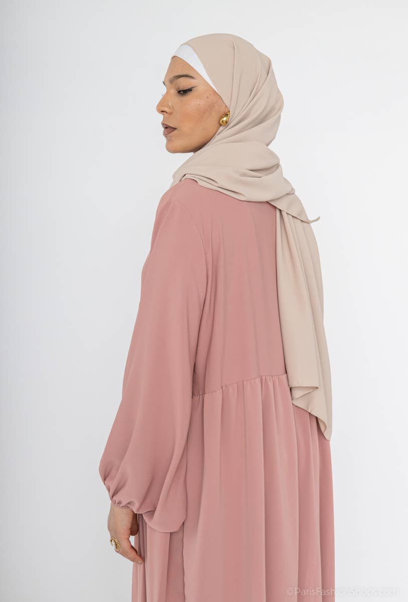 Abaya med ballonærme