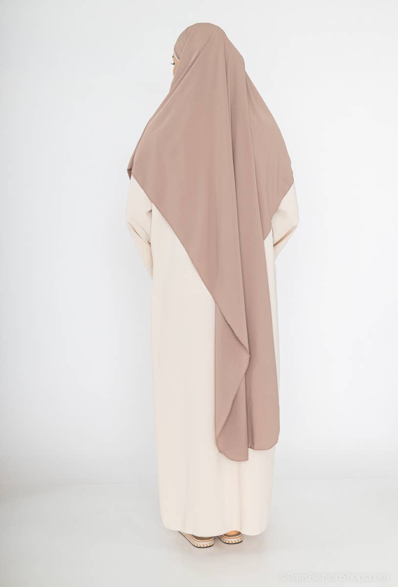 Khimar lungo senza maniche