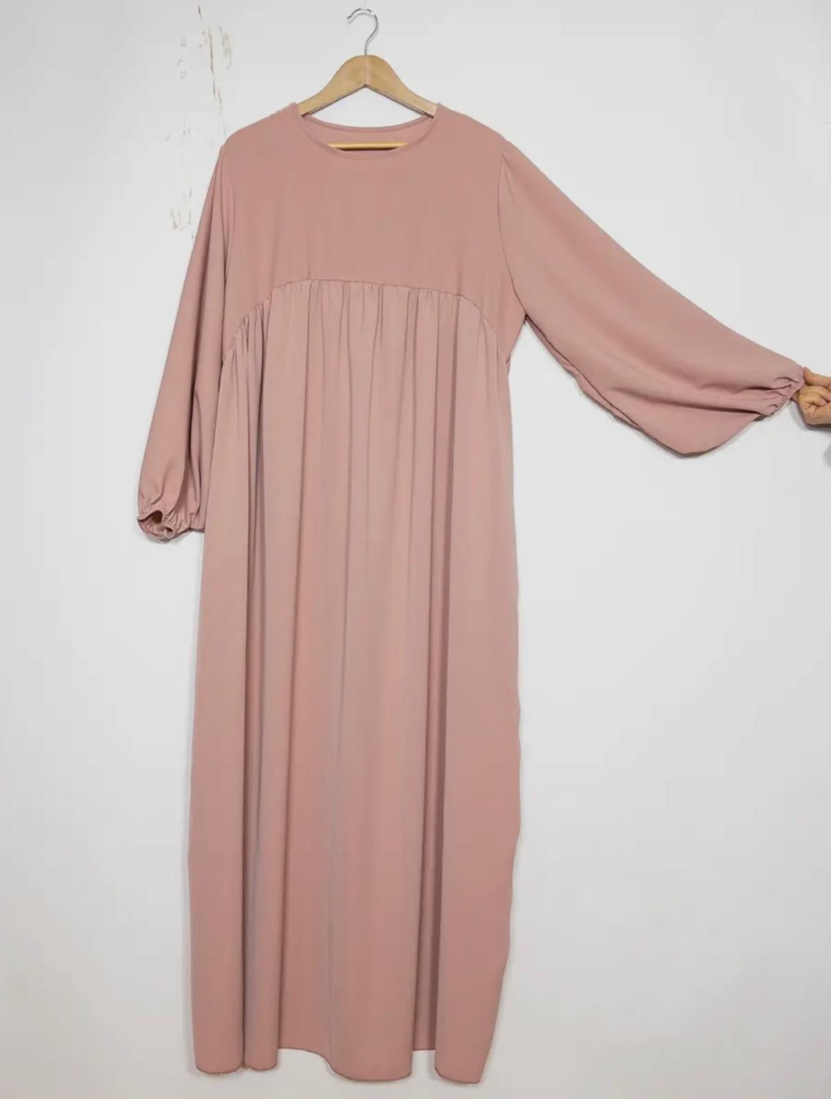 Abaya med ballonærme