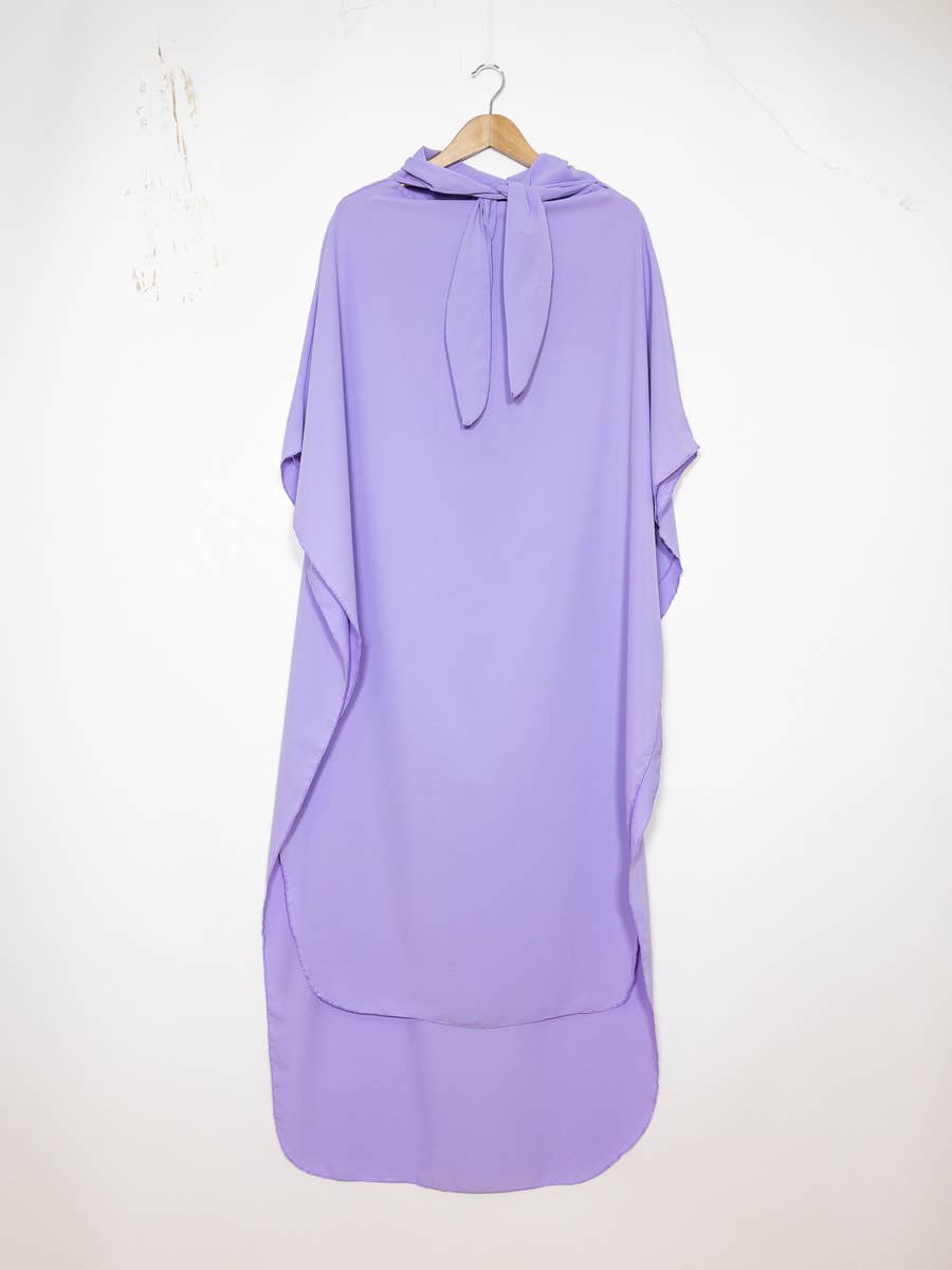 Khimar lungo senza maniche