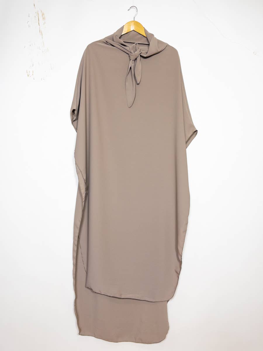 Khimar lungo senza maniche