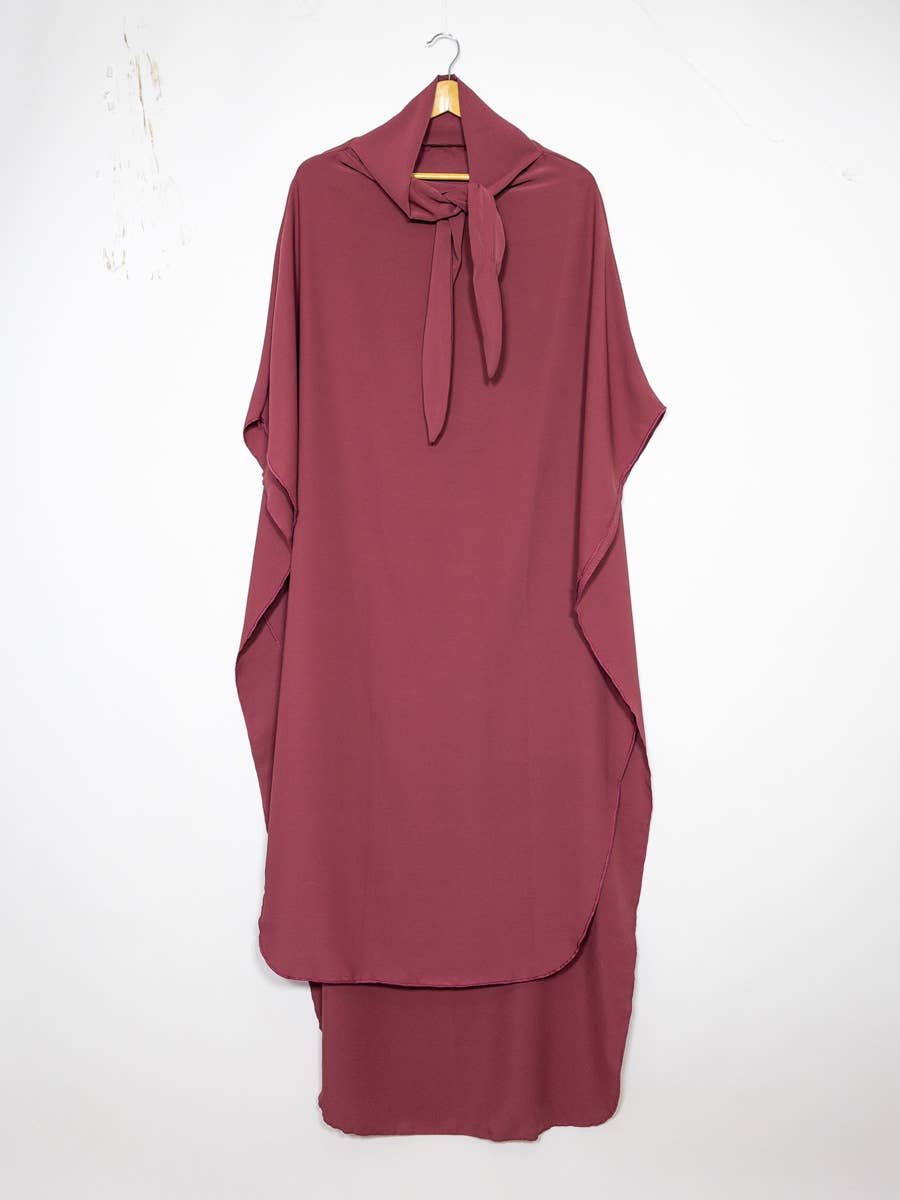 Khimar lungo senza maniche