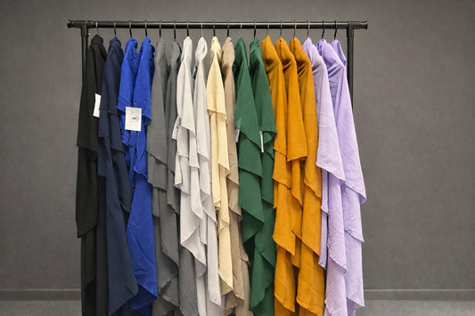 Háromrétegű chiffon khimar